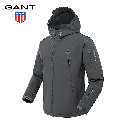 GANT® Herrjacka i Softshell med Huvа