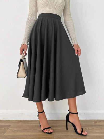 Klassisk medellång kjol