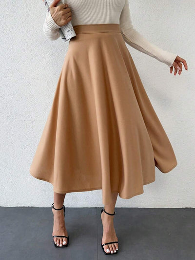 Klassisk medellång kjol