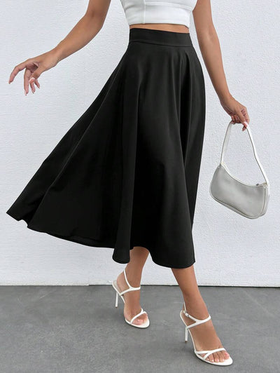 Klassisk medellång kjol