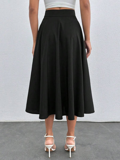 Klassisk medellång kjol