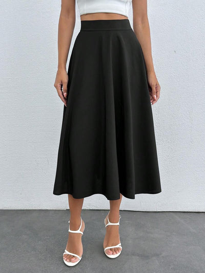 Klassisk medellång kjol