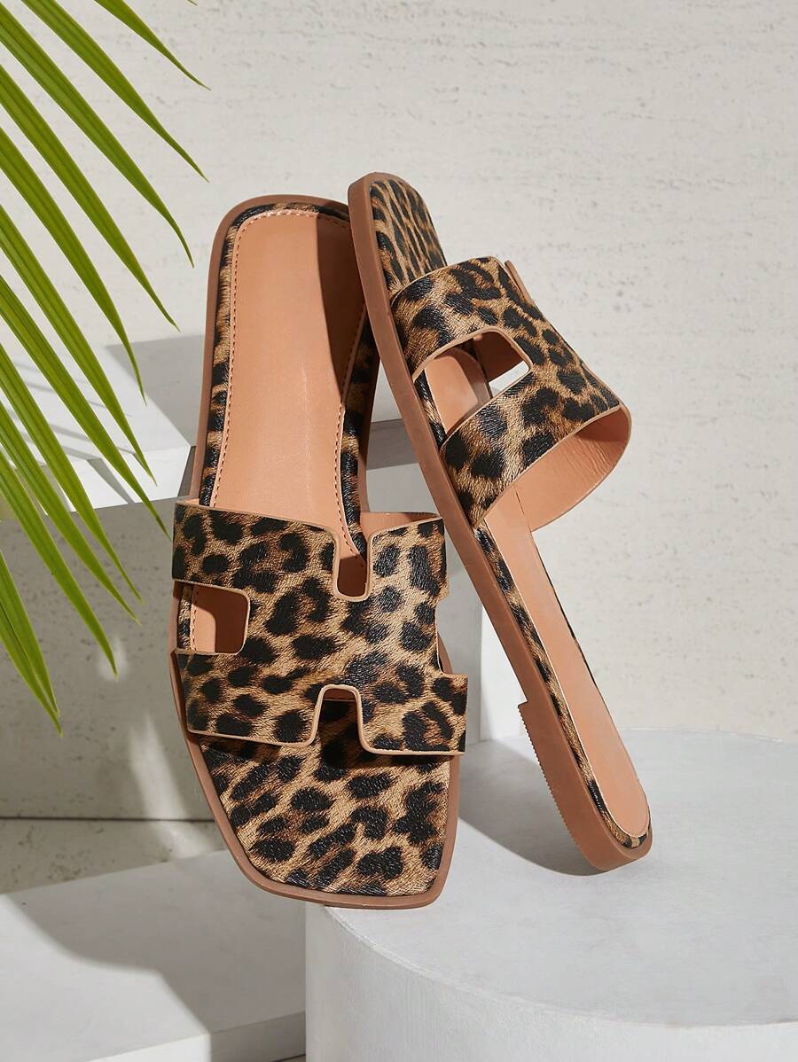 Luxe-inspirerade vita slides med sele