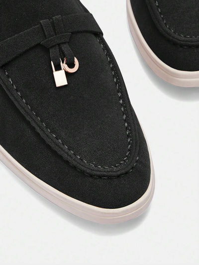 Damloafers med spetsig tå