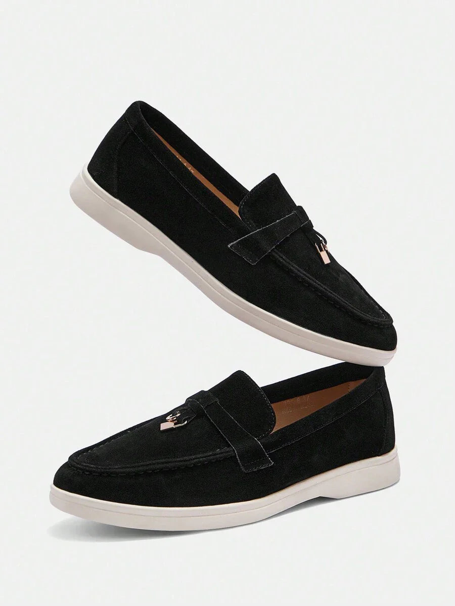 Damloafers med spetsig tå