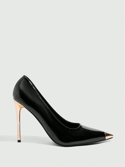 Eleganta pumps med spetsig tå