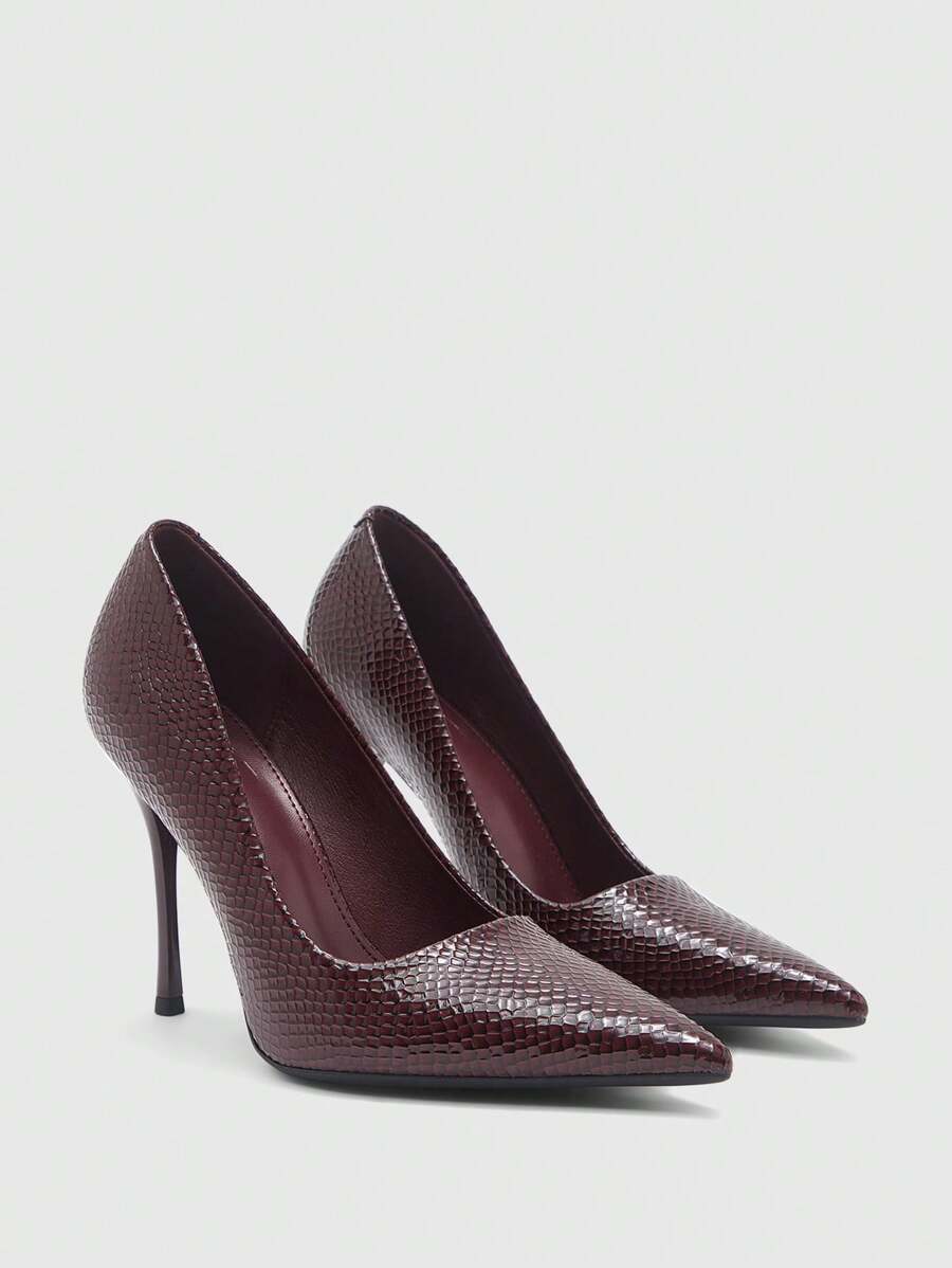 Eleganta pumps med spetsig tå