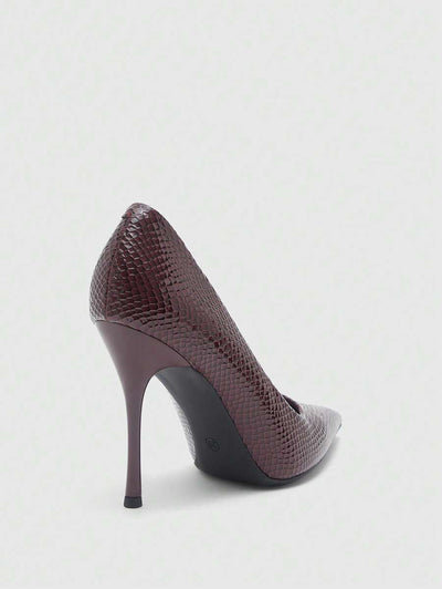 Eleganta pumps med spetsig tå