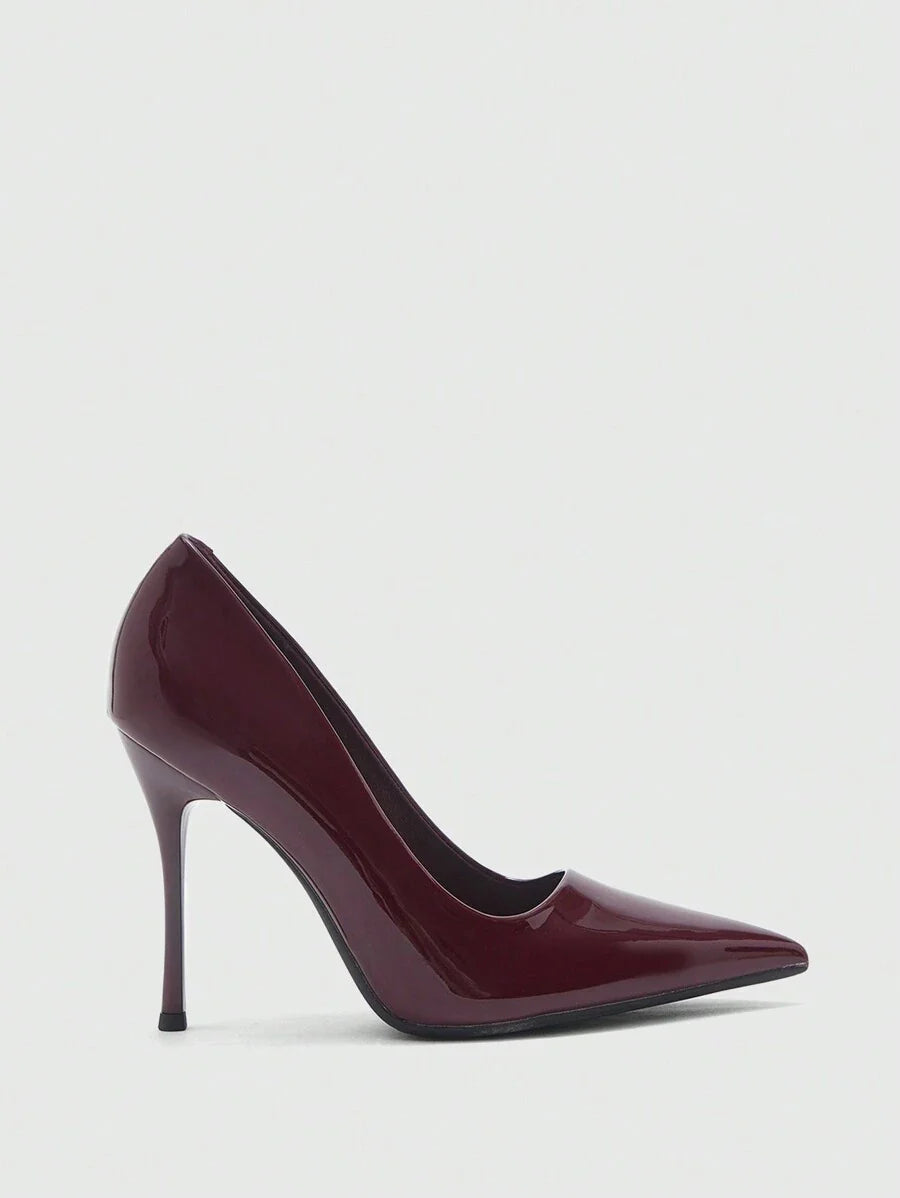 Eleganta pumps med spetsig tå