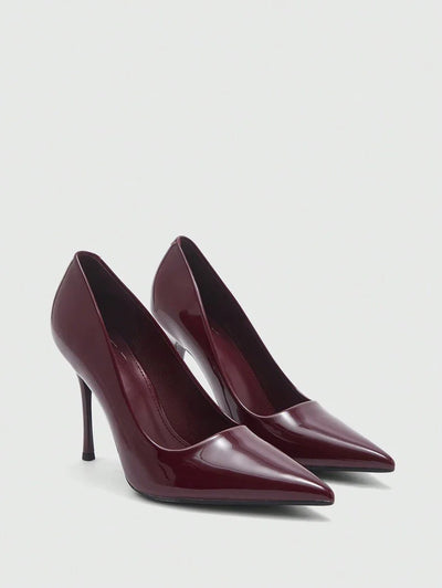 Eleganta pumps med spetsig tå