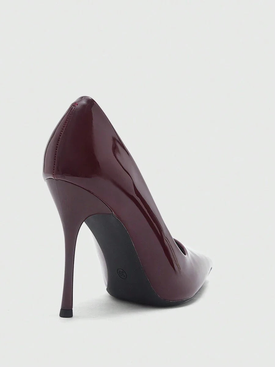 Eleganta pumps med spetsig tå