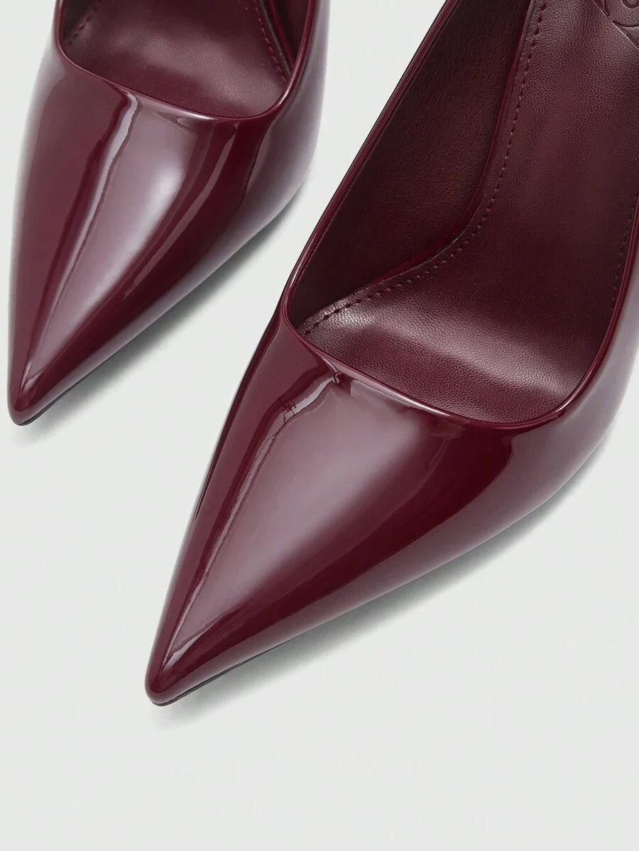 Eleganta pumps med spetsig tå