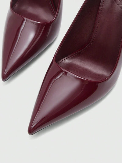 Eleganta pumps med spetsig tå