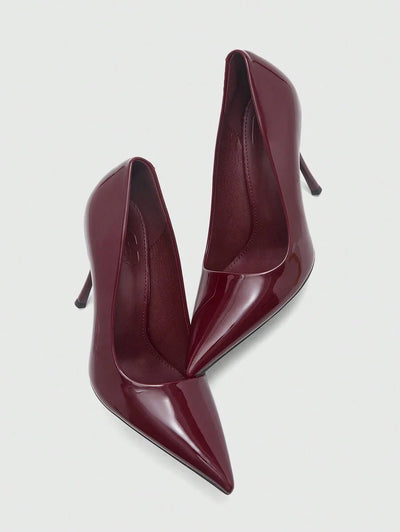 Eleganta pumps med spetsig tå