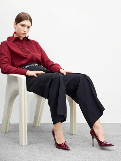 Eleganta pumps med spetsig tå