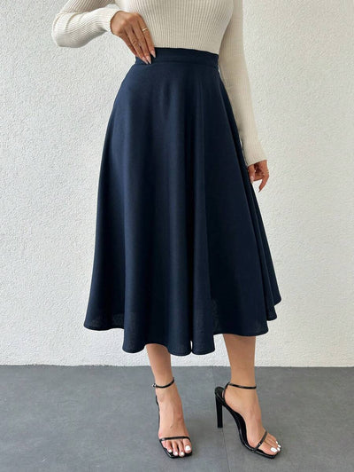 Klassisk medellång kjol