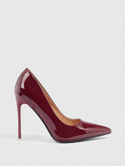 Eleganta pumps med spetsig tå