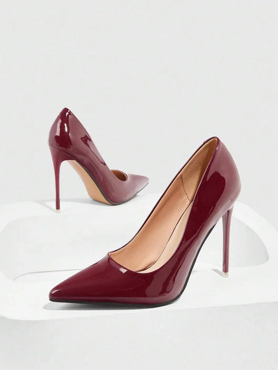 Eleganta pumps med spetsig tå