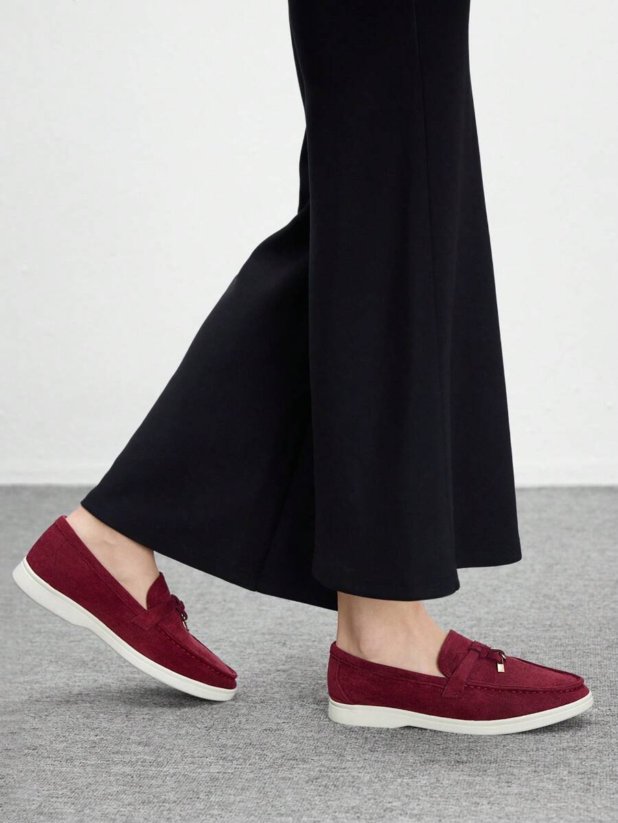 Damloafers med spetsig tå