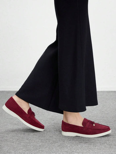 Damloafers med spetsig tå