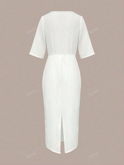 Pärlbälte Midiklänning