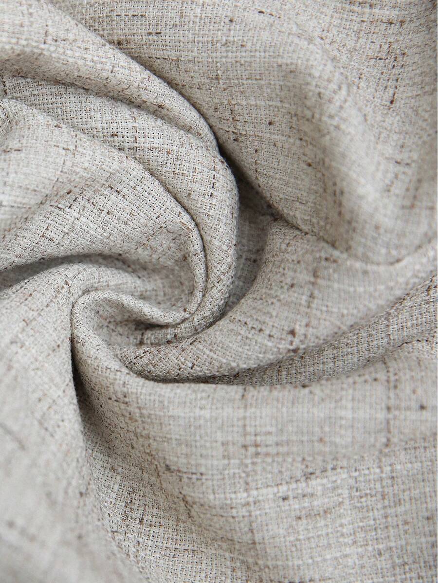 Linneshorts med Bambu­detaljer