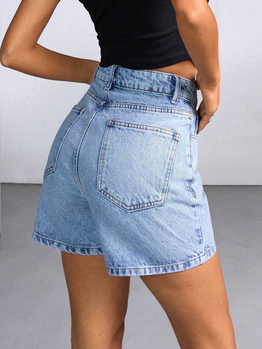 Mångsidiga denimshorts för dam