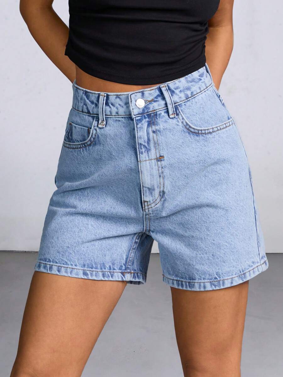 Mångsidiga denimshorts för dam