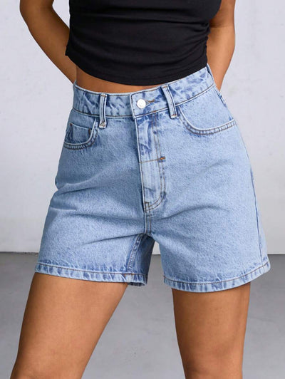 Mångsidiga denimshorts för dam