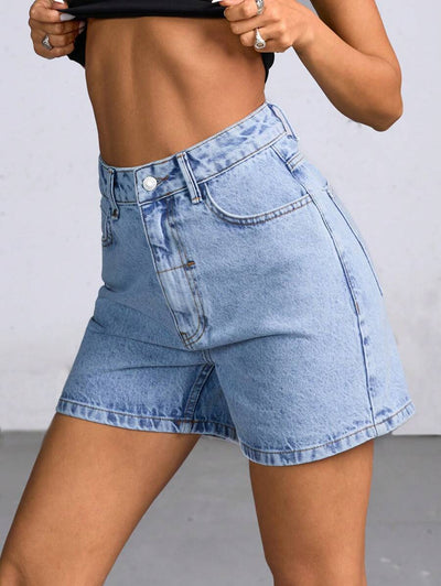 Mångsidiga denimshorts för dam