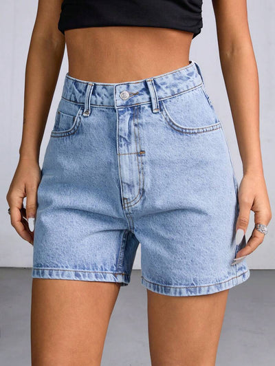 Mångsidiga denimshorts för dam