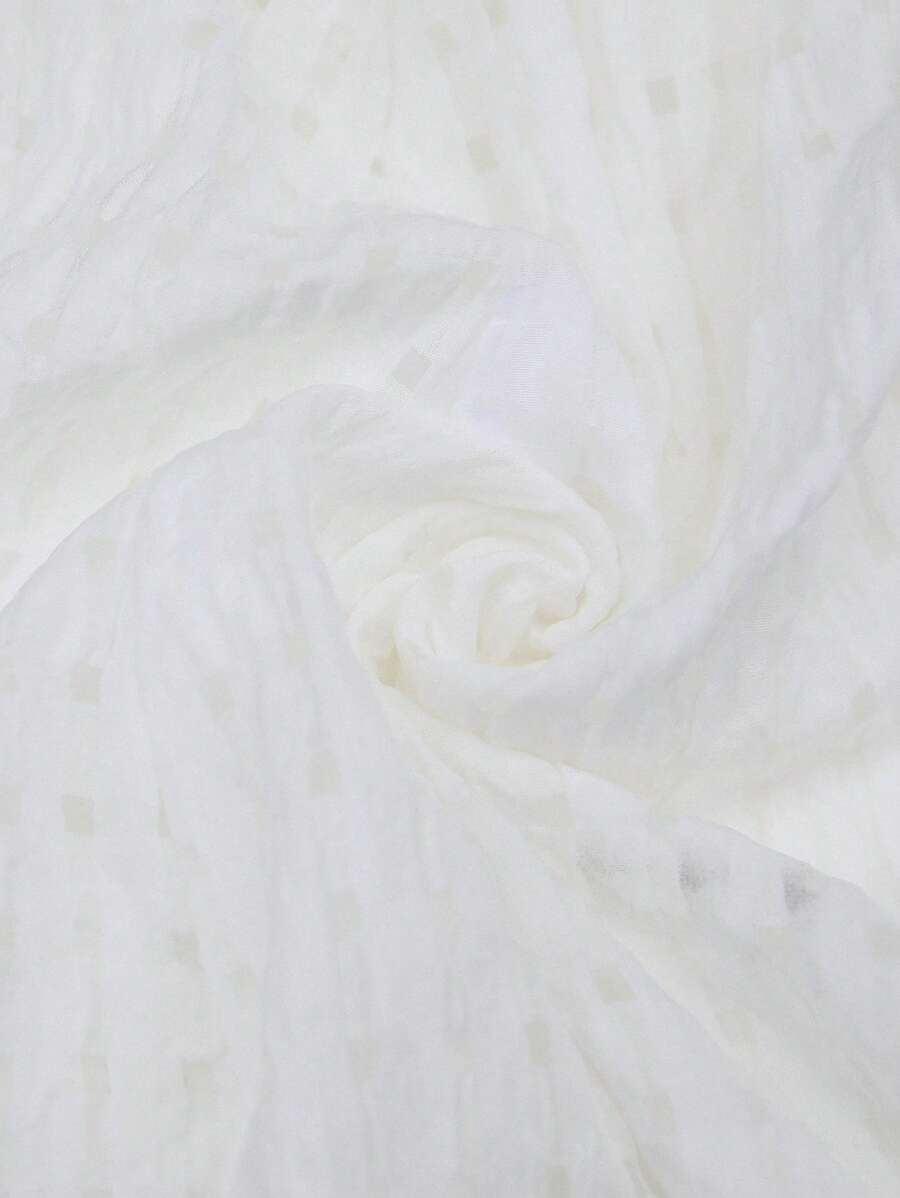 Kakifärgad Randig Midiklänning