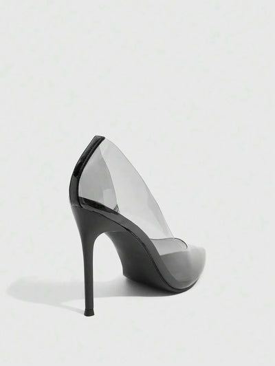 Eleganta pumps med spetsig tå