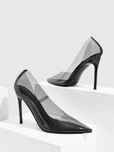 Eleganta pumps med spetsig tå