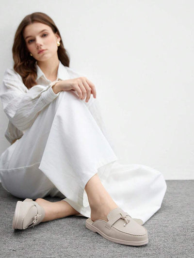 Damloafers med spetsig tå