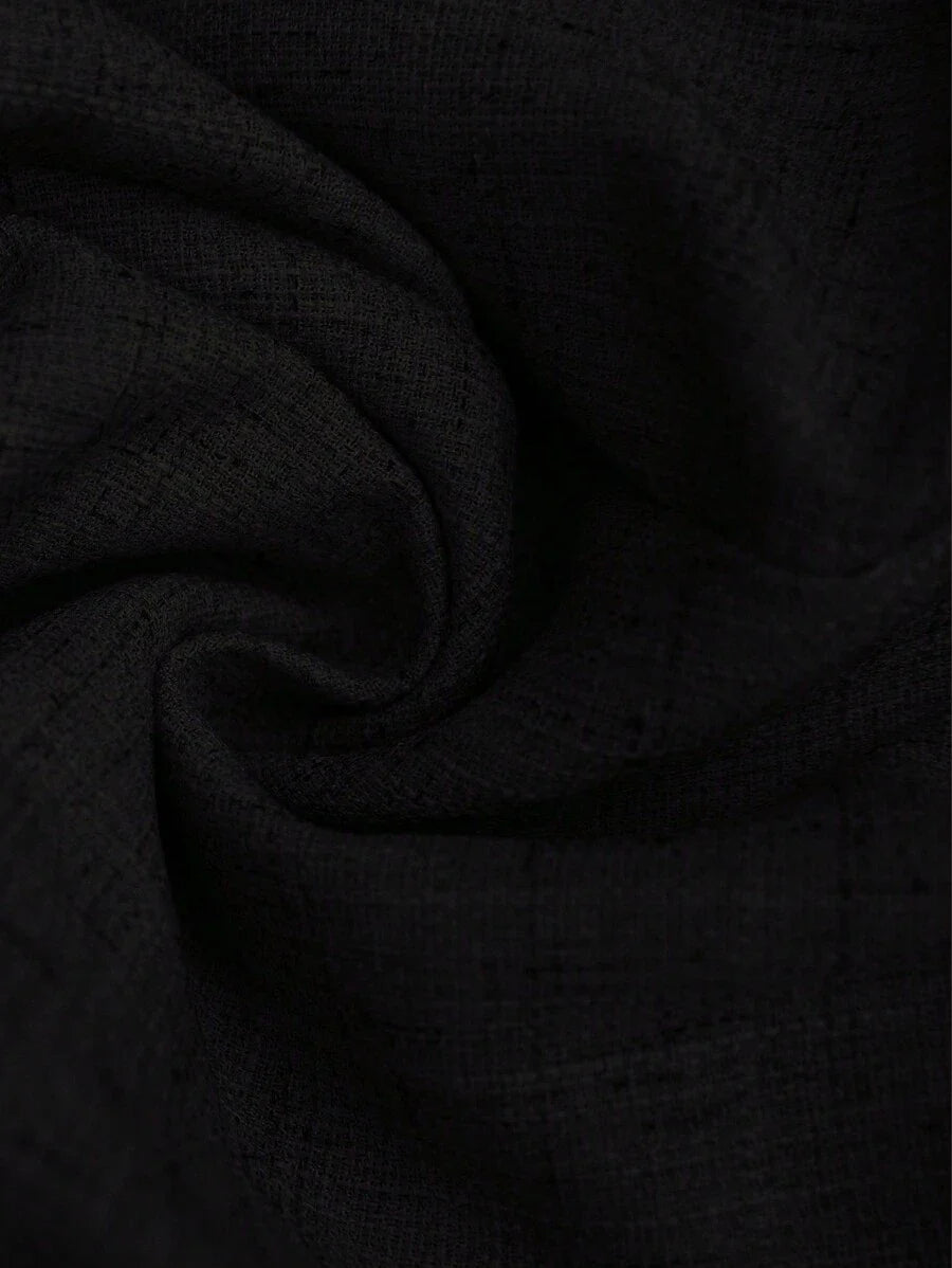 Linneshorts med Bambu­detaljer