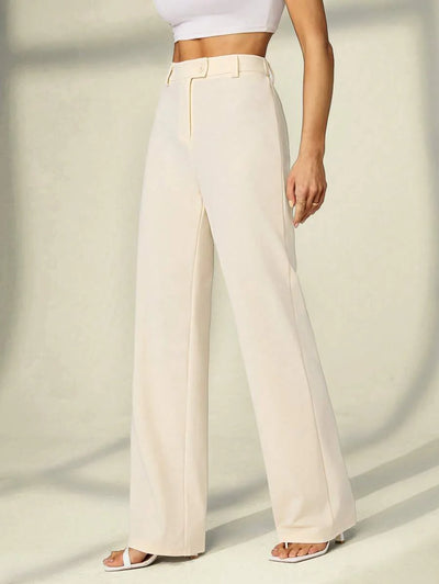 Tall Raka Byxor med Dragkedja