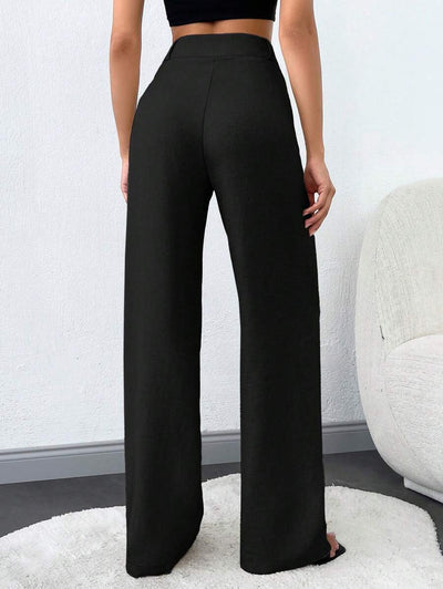 Tall Raka Byxor med Snedfickor