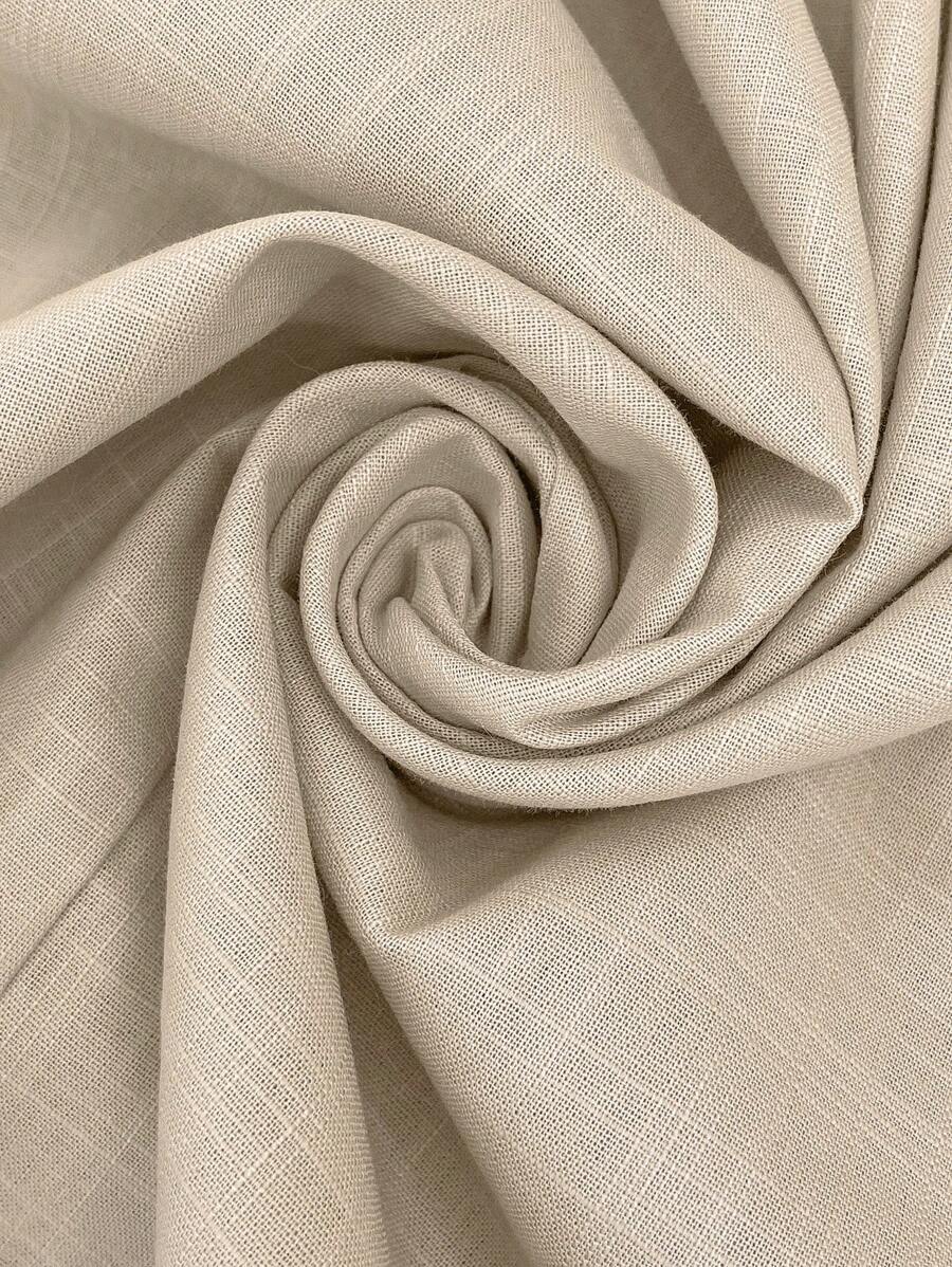 Kakifärgad Randig Midiklänning