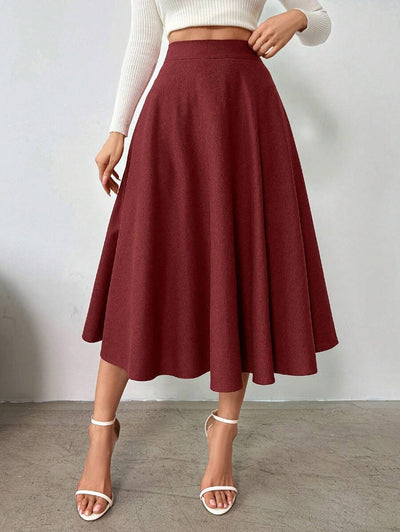 Klassisk medellång kjol