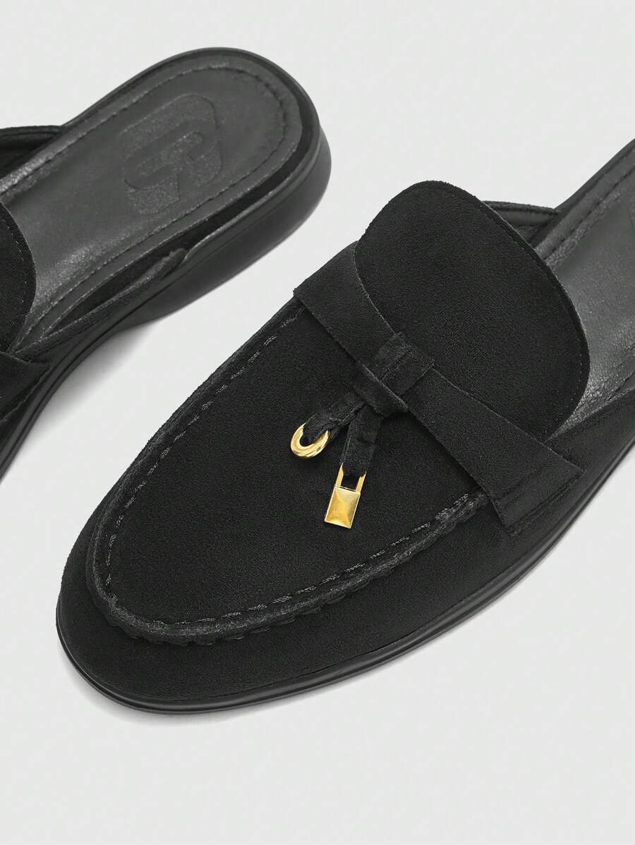 Damloafers med spetsig tå