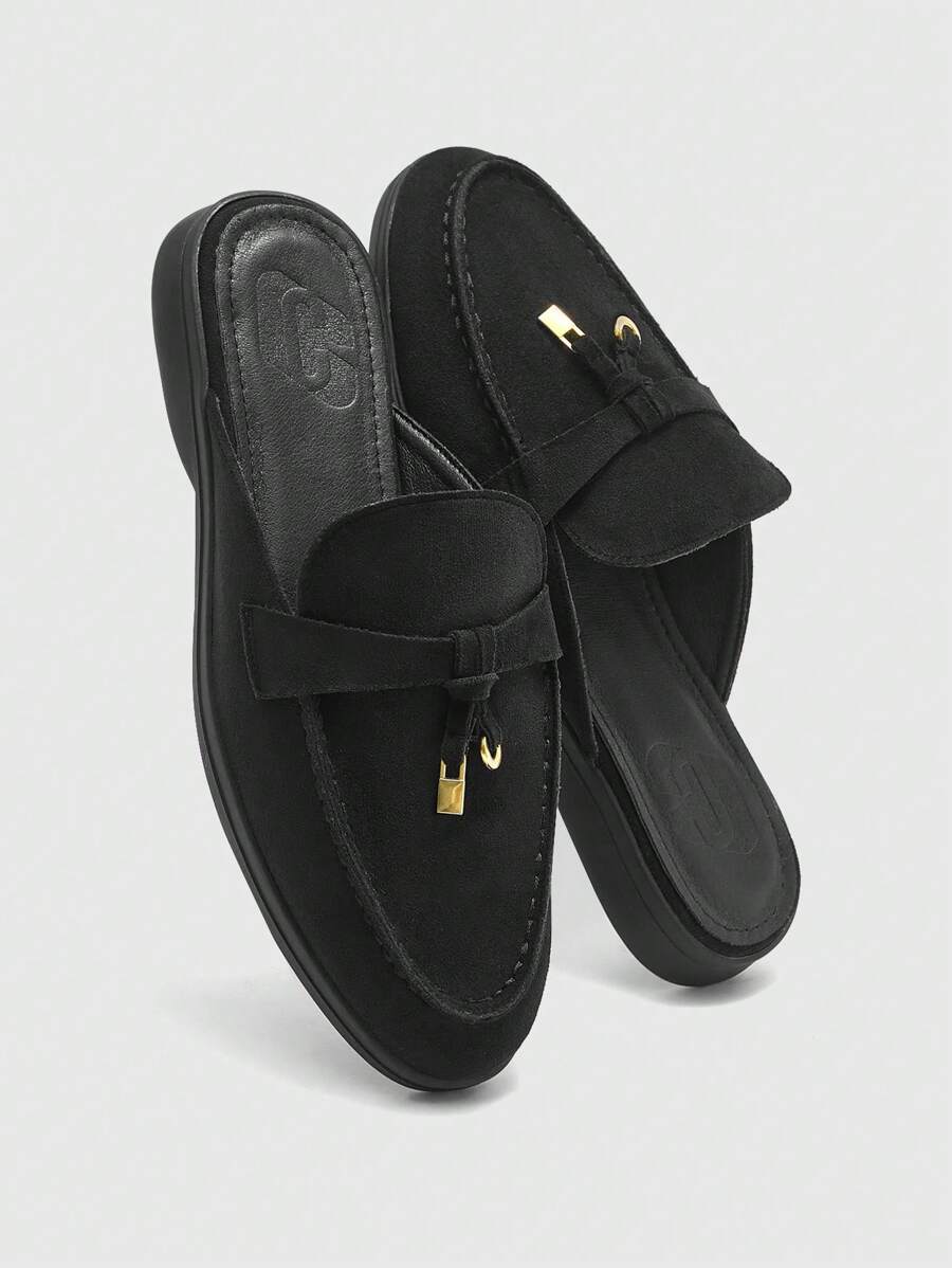 Damloafers med spetsig tå