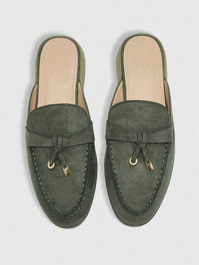 Damloafers med spetsig tå