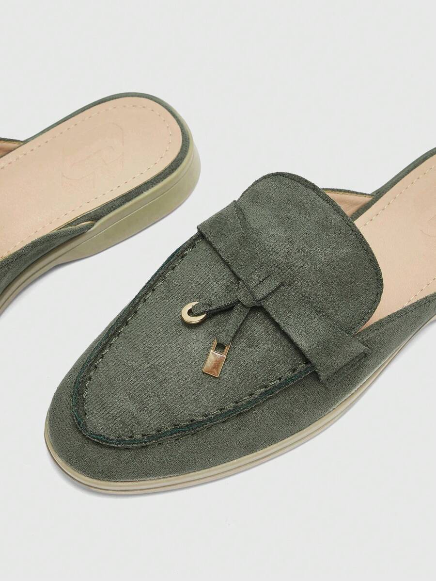 Damloafers med spetsig tå