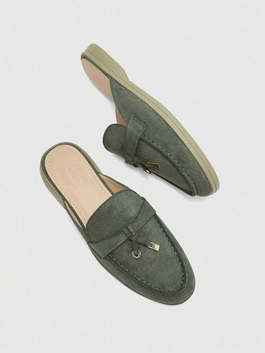 Damloafers med spetsig tå