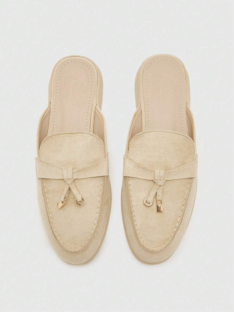 Damloafers med spetsig tå