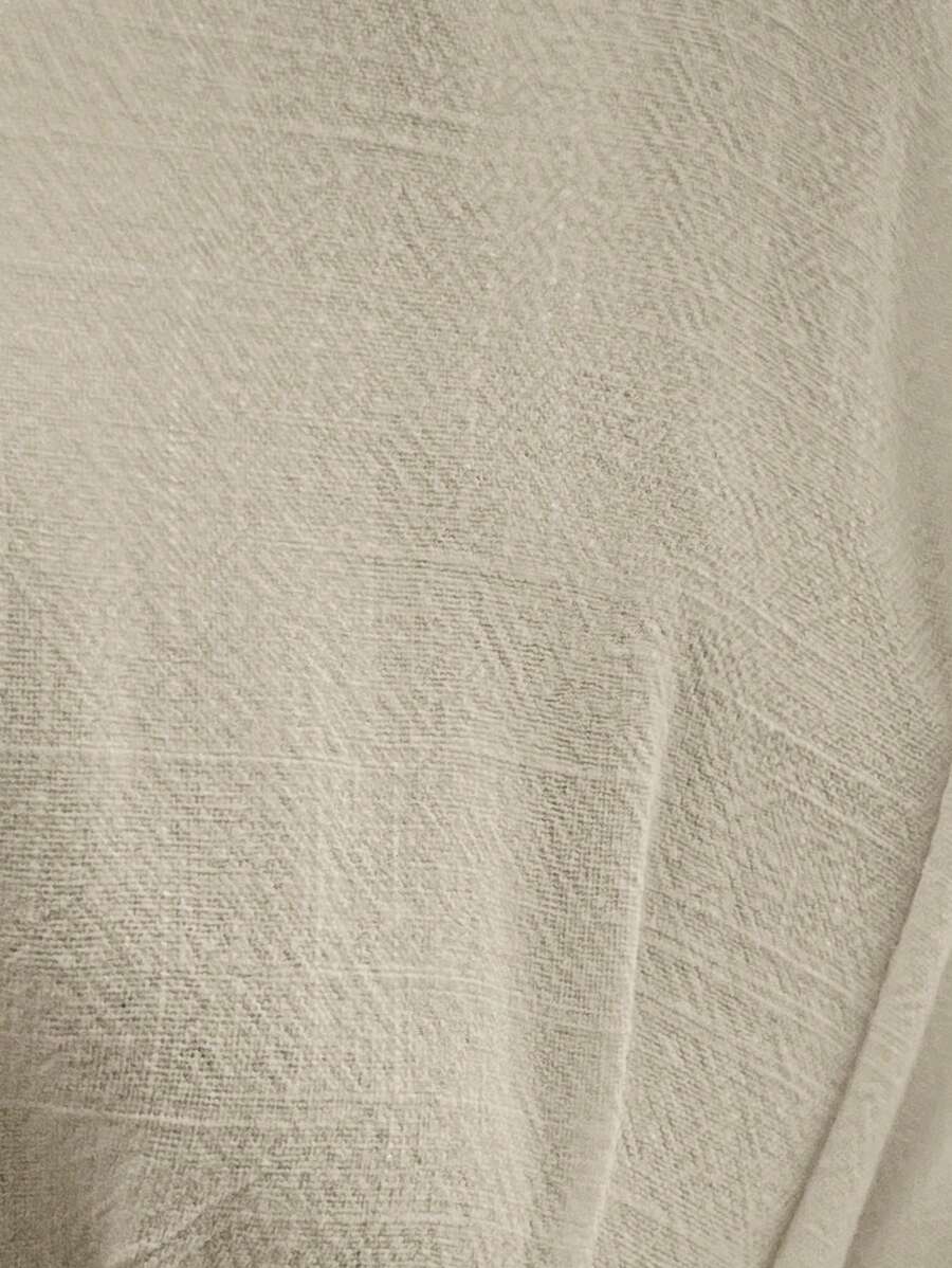 Linneshorts med Bambu­detaljer