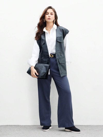 Damloafers med spetsig tå