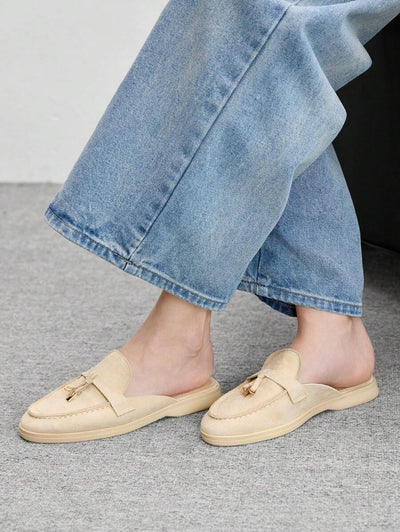 Damloafers med spetsig tå