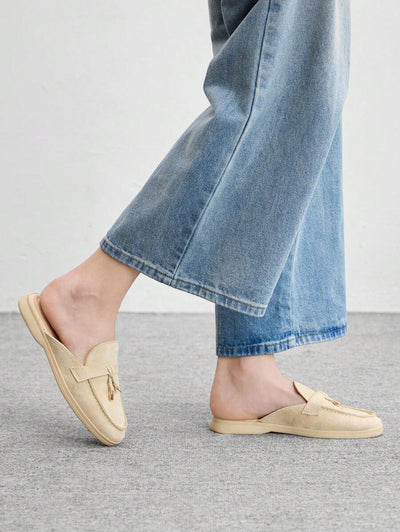 Damloafers med spetsig tå